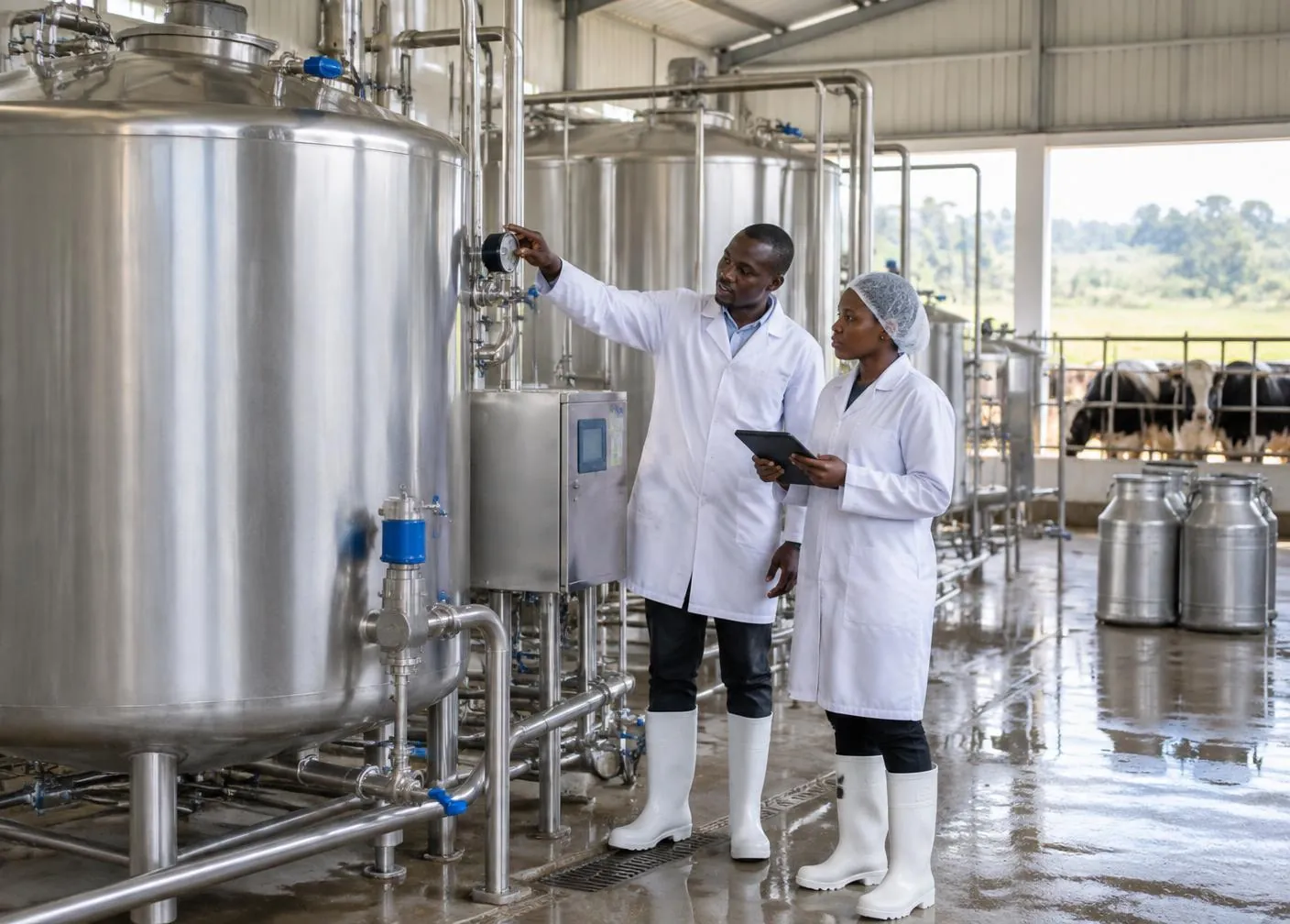 Cooling systems supplied and supported by Dairy Africa in East Africa